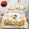 Fairy Tale Princess Bedding Set Disney Ariel Cinderella Aurora Belle Jasmine Snow White Pink