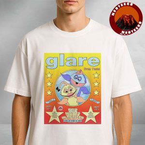 Glare Two Nights In McAllen Live Concert Poster September 12-13 2025 Colorful Music Artwork Unisex T-Shirt