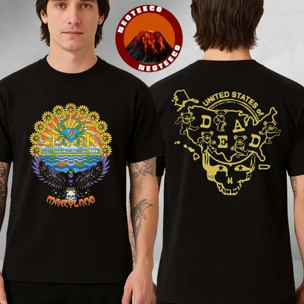 Grateful Dead Maryland United States Of Dead Two Sides Unisex T-Shirt