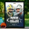 Dallas Cowboys vs Philadelphia Eagles Kickoff 2025 NFL Football Poster Intense Rivalry Artwork Home Decor Poster Canvas