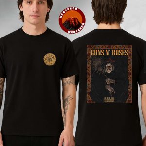 Guns N Roses Concert Merch Tee For Germany At Wacken Open Air On July 31 2025 Witch Artwork Heavy Metal Tour Exclusive Two Sides Unisex T-Shirt