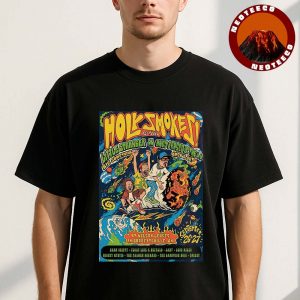 Holy Smokes Festival Poster At Nelson Ledges In Garrettsville OH On September 26 2025 Cartoon Fire Ride Artwork Unisex T-Shirt