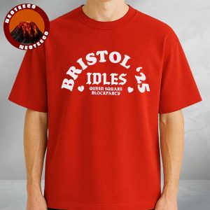 Idles Queen Square Block Party Flocked Unisex T-Shirt