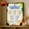 Grove Street Crossover Assault Tour Europe 2025 Hardcore Thrash Metal Home Decor Poster Canvas