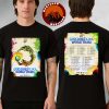 Grove Street Crossover Assault Tour Europe 2025 Hardcore Thrash Metal Two Sides Unisex T-Shirt
