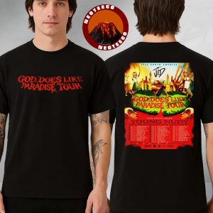 JID Paradise Tour With Young Nudy North America 2025 Hip Hop Two Sides Unisex T-Shirt