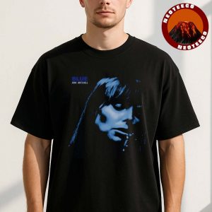 Joni Mitchell Blue Album Cover Sweatshirt Black Vintage Music Pullover Unisex T-Shirt