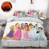 Kids Disney Princess Bedding Set Pink Duvet Cover Cartoon Fairy Tale Bedroom Essentials