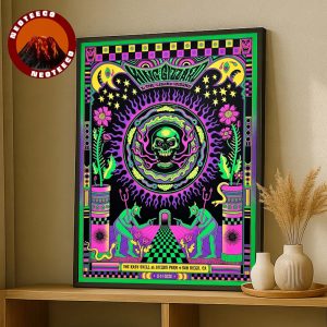 King Gizzard And The Lizard Wizard Psychedelic Concert Poster At The Rady Shell In San Diego CA On August 11 2025 Home Decor Poster Canvas