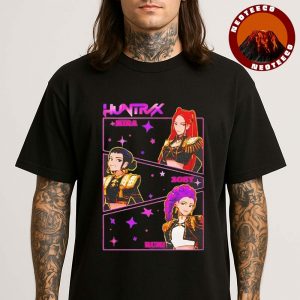 Kpop Demon Hunters Huntrax Trio Members Illustration Unisex T-Shirt