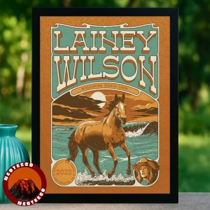 Lainey Wilson Tour Poster In Los Angeles California On August 23 2025 Whirlwind World Tour Horse Artwork Home Decor Poster Canvas