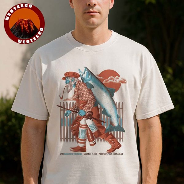 Lake Street Dive Music Poster At Thompsons Point In Portland ME On August 16-17 2025 Unisex T-Shirt