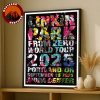 Linkin Park Concert Poster From Zero World Tour At PHX Arena In Phoenix Arizona On September 6 2025 Skull Mountain Artwork Home Decor Poster Canvas