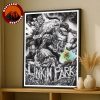 Linkin Park Concert Poster From Zero World Tour At SAP Center In San Jose California On September 15 2025 Mecha Robot Artwork Home Decor Poster Canvas