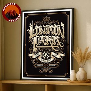 Linkin Park Music Show Poster At Ball Arena In Denver CO On September 3 2025 From Zero World Tour Home Decor Poster Canvas