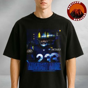 Los Angeles Rams Midnight Mode 2025 Poster NFL Football Dark Edition Sports Artwork Unisex T-Shirt