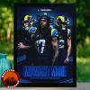 Los Angeles Rams Midnight Mode 2025 Poster NFL Football Dark Edition Sports Artwork Home Decor Poster Canvas