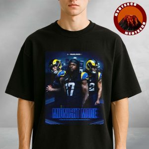 Los Angeles Rams Midnight Mode Poster NFL Football 2025 Limited Edition Artwork Unisex T-Shirt