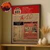 King Gizzard And The Lizard Wizard Poster At Ravinia Festival In Highland Park IL On August 8 2025 With Psychedelic Dragon Artwork Home Decor Poster Canvas