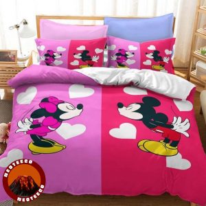 Mickey Quilt Duvet Cover Doona Set Pillowcase Single Double Queen King Size Bed