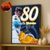 Milwaukee Brewers Baseball Poster First To 80 Wins Highlight MLB Baseball 2025 Team Celebration Home Decor Poster Canvas
