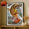 Murder By Death The End Of The Line From Farewell Tour 2025 At The Depot In Salt Lake City Utah On August 12 2025 Home Decor Poster Canvas