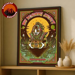 My Morning Jacket Art Print At Dillon Amphitheater In Dillon On August 13 2025 Cosmic Boombox Artwork Home Decor Poster Canvas