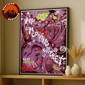 My Morning Jacket Concert Poster At Ford Idaho Center In Nampa ID On August 6 2025 Psychedelic Forest Artwork Home Decor Poster Canvas