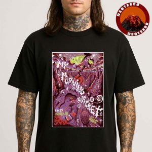 My Morning Jacket Concert Poster At Ford Idaho Center In Nampa ID On August 6 2025 Psychedelic Forest Artwork Unisex T-Shirt