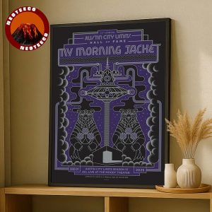 My Morning Jacket Poster At The Moody Theater In Austin TX On August 1 2025 Austin City Limits Hall Of Fame Home Decor Poster Canvas