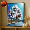 Nico Collins Sports Poster At In On NFL Top 100 2024 Highlight NFL American Football Home Decor Poster Canvas