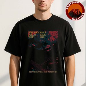 Nine Inch Nails Tour Poster Peel It Back Tour At Scotiabank Arena In Toronto Ontario On August 23 2025 Abstract Dark Artwork Unisex T-Shirt