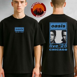 Oasis Live 25 North American Tour At Th e Soldier Field In Chicago IL On 28 August 2025 Two Sides Unisex T-Shirt
