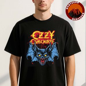 Ozzy Osbourne Glowing Eyes Bat Unisex T-Shirt