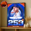 Pete Alonso New York Mets All-Time Home Run Leader 253 HR 2025 MLB Baseball Poster Record-Breaking Swing Artwork Home Decor Poster Canvas