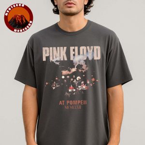 Pink Floyd T-Shirt Live At Pompeii Italy 1972 Vintage Rock Concert Unisex T-Shirt