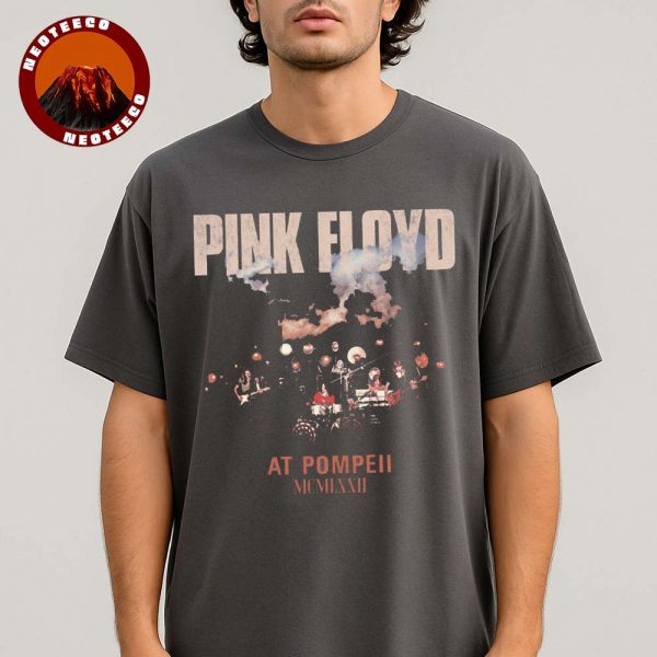 Pink Floyd T-Shirt Live At Pompeii Italy 1972 Vintage Rock Concert Unisex T-Shirt