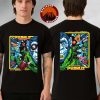 Wednesday Season 2 Character Cast Poster With Main Actors Portraits and Thing Hand Victory Sign Unisex T-Shirt