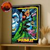 Wednesday Season 2 Character Cast Poster With Main Actors Portraits and Thing Hand Victory Sign Home Decor Poster Canvas