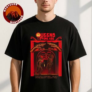 Queens Of The Stone Age Art Print At Cabaret Vert Festival In Charleville Mezieres France On August 23 2025 Live Performance Design Unisex T-Shirt