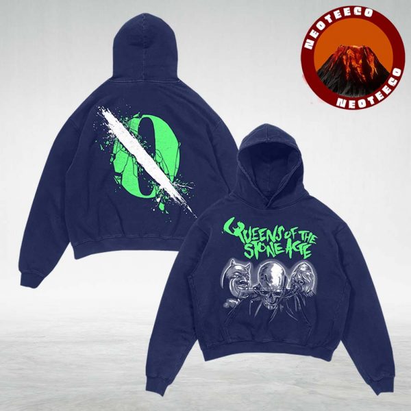 Queens Of The Stone Age Clockwork Monster Front Back Design Limited Edition 2025 All Over Print Hoodie