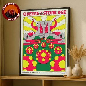 Queens Of The Stone Age Concert Poster At Irish Museum Of Modern Art Royal Hospital Kilmainham In Dublin Ireland On August 20 2025 Demon Castle Artwork Home Decor Poster Canvas
