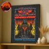 Pouya US Tour 2025 Concert Poster October to December Joker Face Hip Hop Artwork Home Decor Poster Canvas
