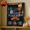 Judas Priest And Arch Enemy Reload Festival Heavy Metal Concert 13-15 August 2026 Poster Dark Artwork Home Decor Poster Canvas