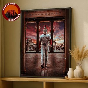 Roman Anthony Red Sox Poster At Yankee Stadium 2025 First Career Game Home Run Roman Empire Artwork Home Decor Poster Canvas