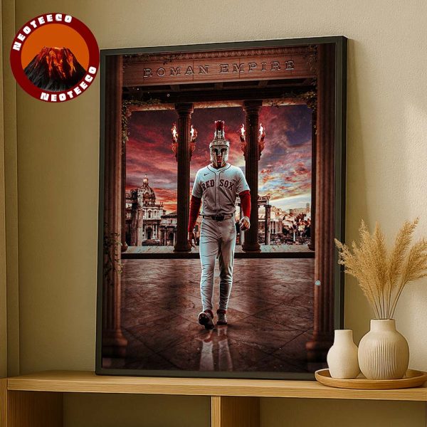 Roman Anthony Red Sox Poster At Yankee Stadium 2025 First Career Game Home Run Roman Empire Artwork Home Decor Poster Canvas