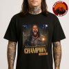 Roman Reigns WWE Clash In Paris Poster On August 31 2025 With Red And Blue Eyes Concept Wrestling Art Print Unisex T-Shirt