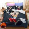 Minnie Bedding Set Disney Mickey Cartoon Couple Theme for Double Queen King Beds