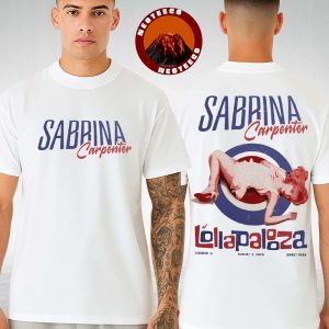 Sabrina Carpenter Live Show Music At Lollapalooza In Grant Park Chicago IL On August 3 2025 With Vintage Red White Blue Design Two Sides Unisex T-Shirt