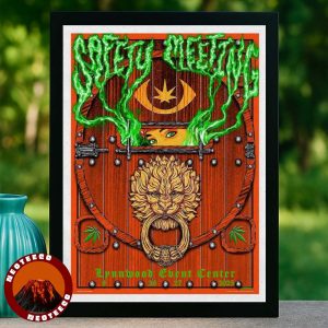 Safety Meeting Concert Poster At Lynnwood Event Center In Lynnwood WA On August 25 To 27 2025 Home Decor Poster Canvas
